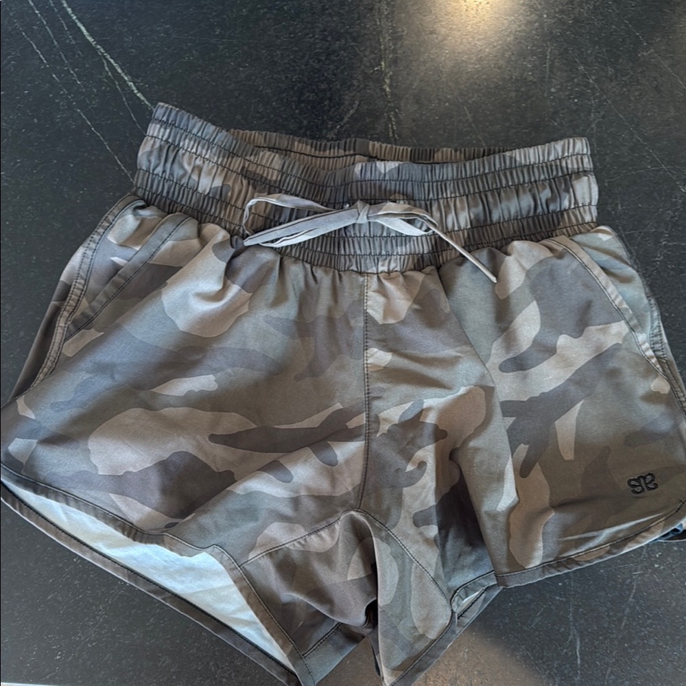 Albion Gray Athletic Shorts Lightweight Performance